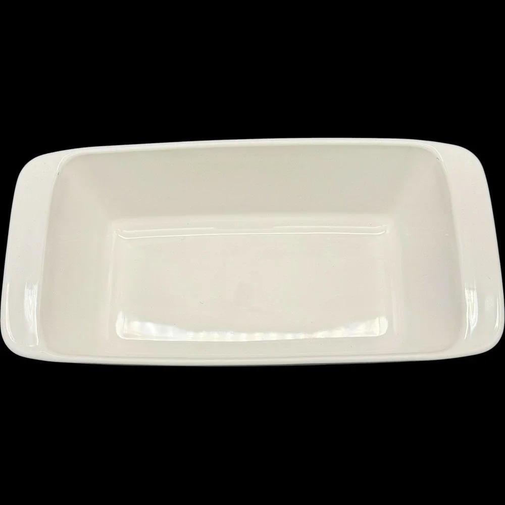 Corning Ware Blue Cornflower Loaf Pan P-315 2 QT Vintage White Rectangular Baker